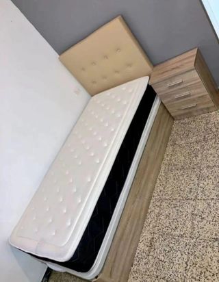 Canapé abatible con colchónes Viscoelastica