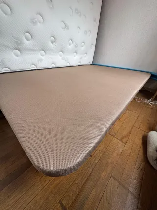 Cama 150x190 Flex + Base tapizada