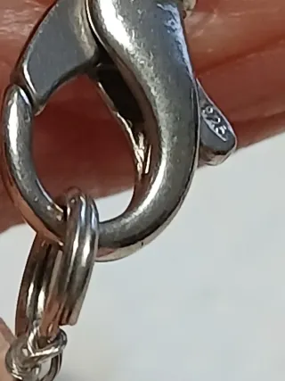 Lunga collana quarzi e argento 925