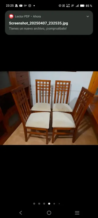 Mueble TV y salón madera