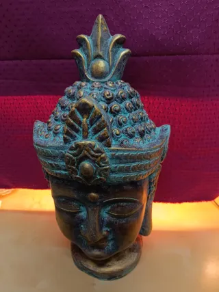 Cabeza de Buda decorativa