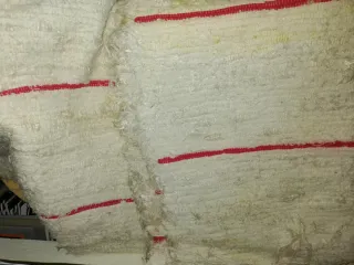 Jarapa cruda con rayas fuxias