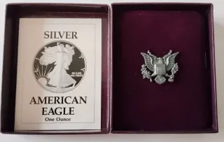 Onza de Plata Águila Americana 1990