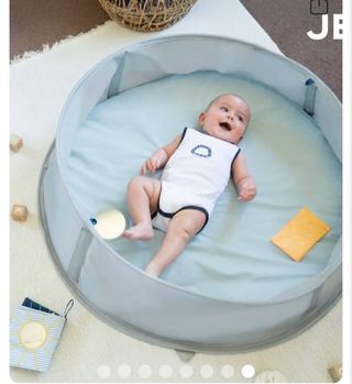 Piscina bebé plegable protección solar