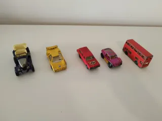 Lote 5 Coches Matchbox