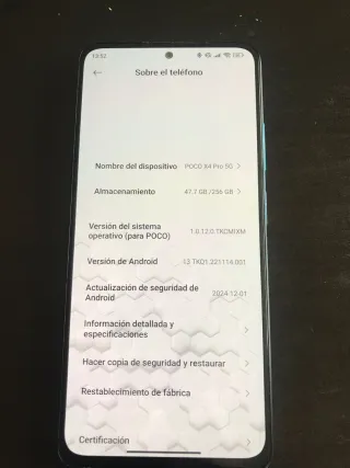 Xiaomi Poco X4 Pro 5G Azul