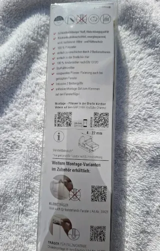 Lote 10 Cortinas plisada termica 80x130cm Gardinia