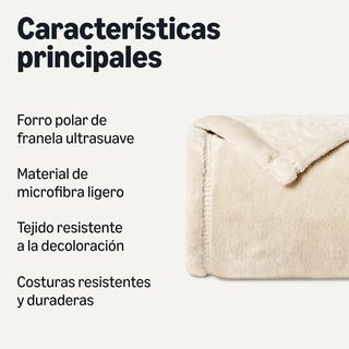 Amazon Basics Manta de Forro Polar Suave y Cálida