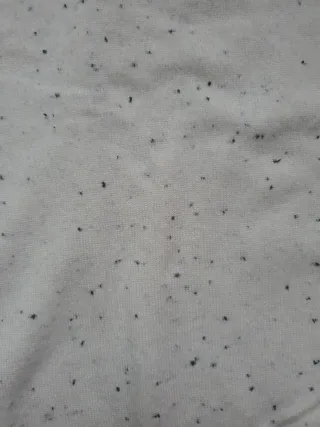 Chaqueta jaspeada blanca