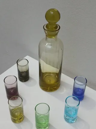 Bicchieri da liquore Murano vintage