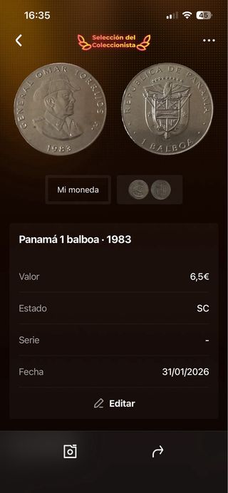 Monedas de plata.