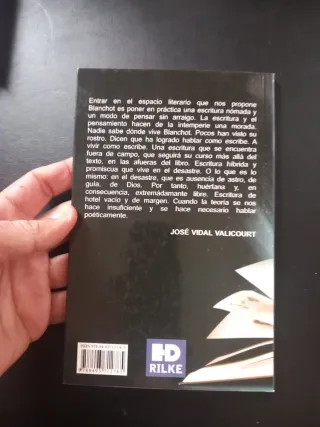 Blanchot, espacio del desastre