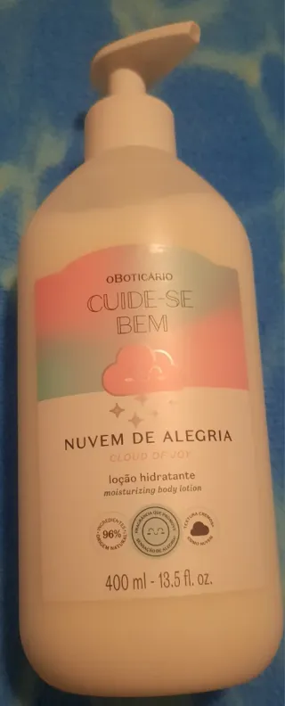 O Boticário Creme Hidratante Nuvem de Alegria