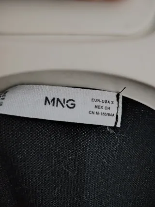 Cardigan corto nero Mango taglia S