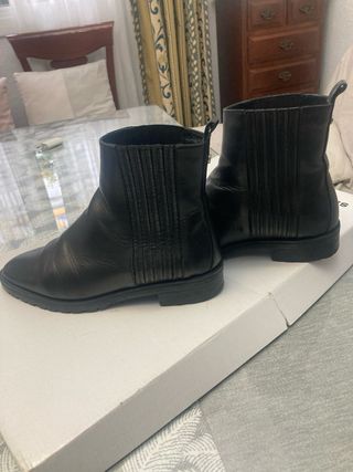 Botines Negros Massimo Dutti