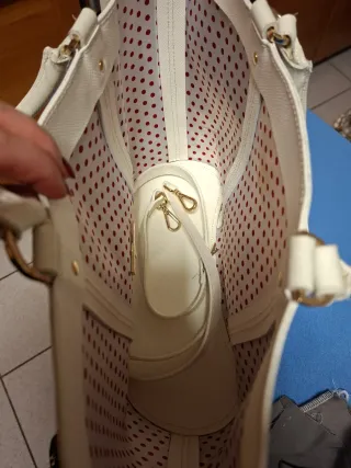 Borsa Patrizia Pepe bianca