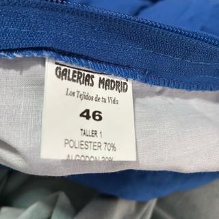 Traje Flamenca Doña Ana. Color azulina.