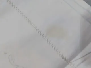 Lenzuolo matrimoniale ricamato a mano con federe