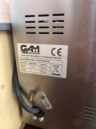 Horno para pizza CAM Dolomiti