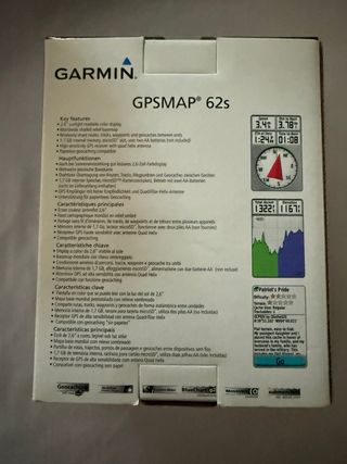 Garmin GPSMAP 62s GPS Portátil