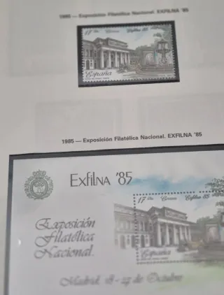 Sellos España 1985 Año Completo 5 Hojas Edifil