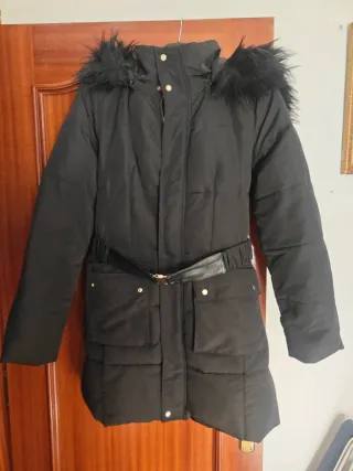 Abrigo mujer negro
