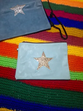 Conjunto mochila y neceser con estrella