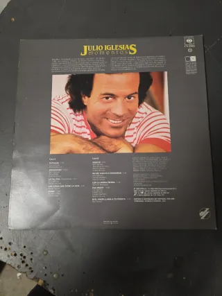 Vinil Julio Iglesias Momentos Latino
