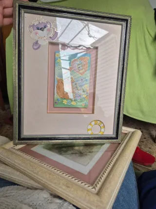 Cuadro decorativo con figura de oso