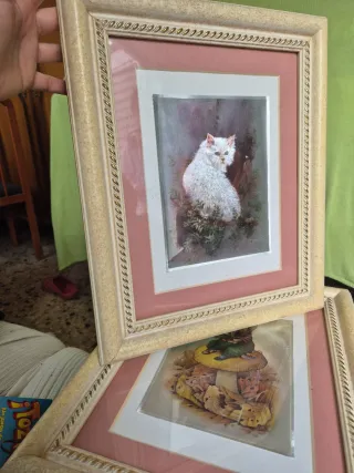 Cuadro decorativo con figura de oso