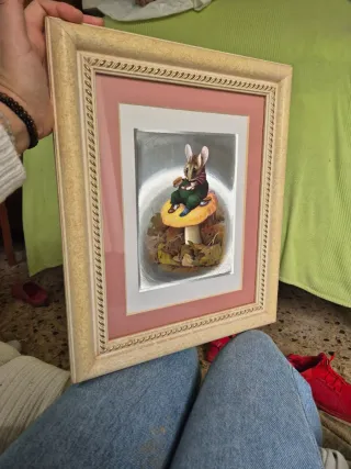 Cuadro decorativo con figura de oso