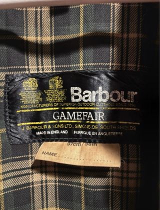 Barbour Gamefair Made in England Chaqueta Verde