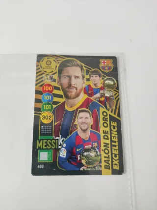 Cromo Messi Balón de Oro Excellence
