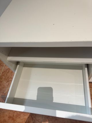 Mueble TV Ikea Byas Blanco