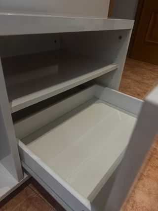 Mueble TV Ikea Byas Blanco