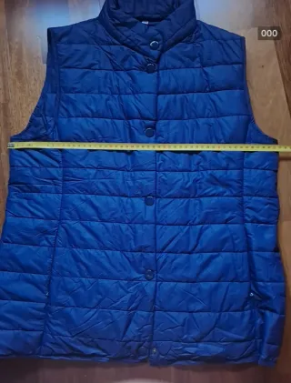 Chaleco azul marino mujer T 48