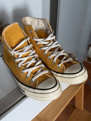 Converse Chuck 70 High Top Gialle Tg 40