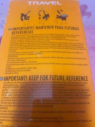 Mochila Portabebés Jané Kids Travel