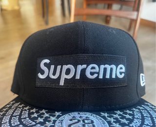 Gorra Supreme Box Logo Negra Talla 7 1/8