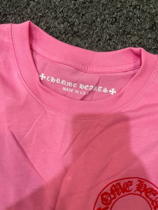 Chrome Hearts Camiseta Manga Larga Rosa