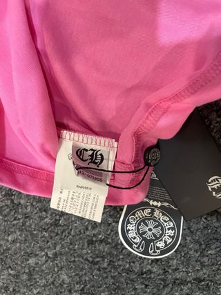 Chrome Hearts Camiseta Manga Larga Rosa