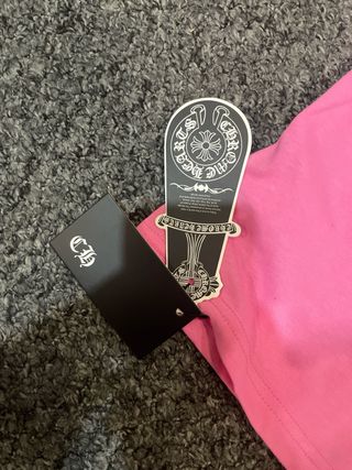 Chrome Hearts Camiseta Manga Larga Rosa