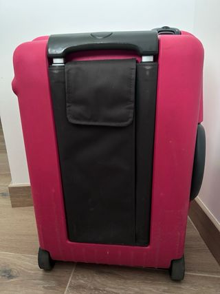 Maleta cabina Samsonite rígida rosa