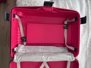 Maleta cabina Samsonite rígida rosa