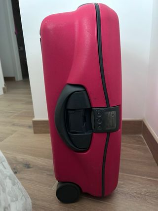 Maleta cabina Samsonite rígida rosa