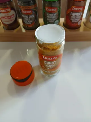 Portaespecies madera 6 botes hierbas Ducros