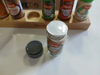 Portaespecies madera 6 botes hierbas Ducros