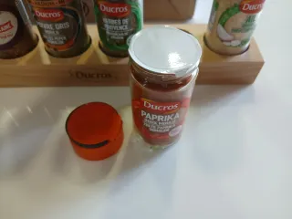 Portaespecies madera 6 botes hierbas Ducros