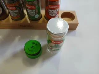 Portaespecies madera 6 botes hierbas Ducros