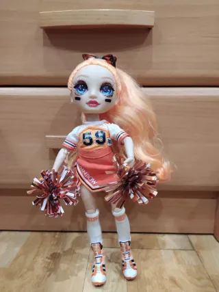Muñeca Rainbow Cheerleader Naranja